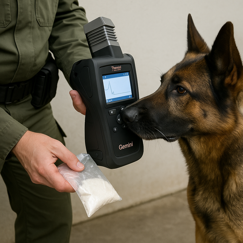 Electronic analyzers & detection dogs