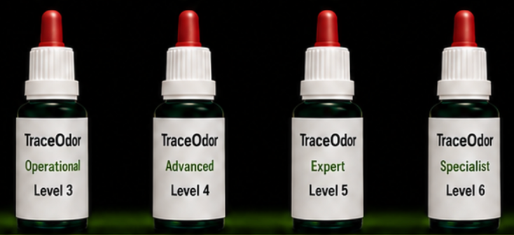 TraceOdor ™ unieke training en calibratie detectiegeur