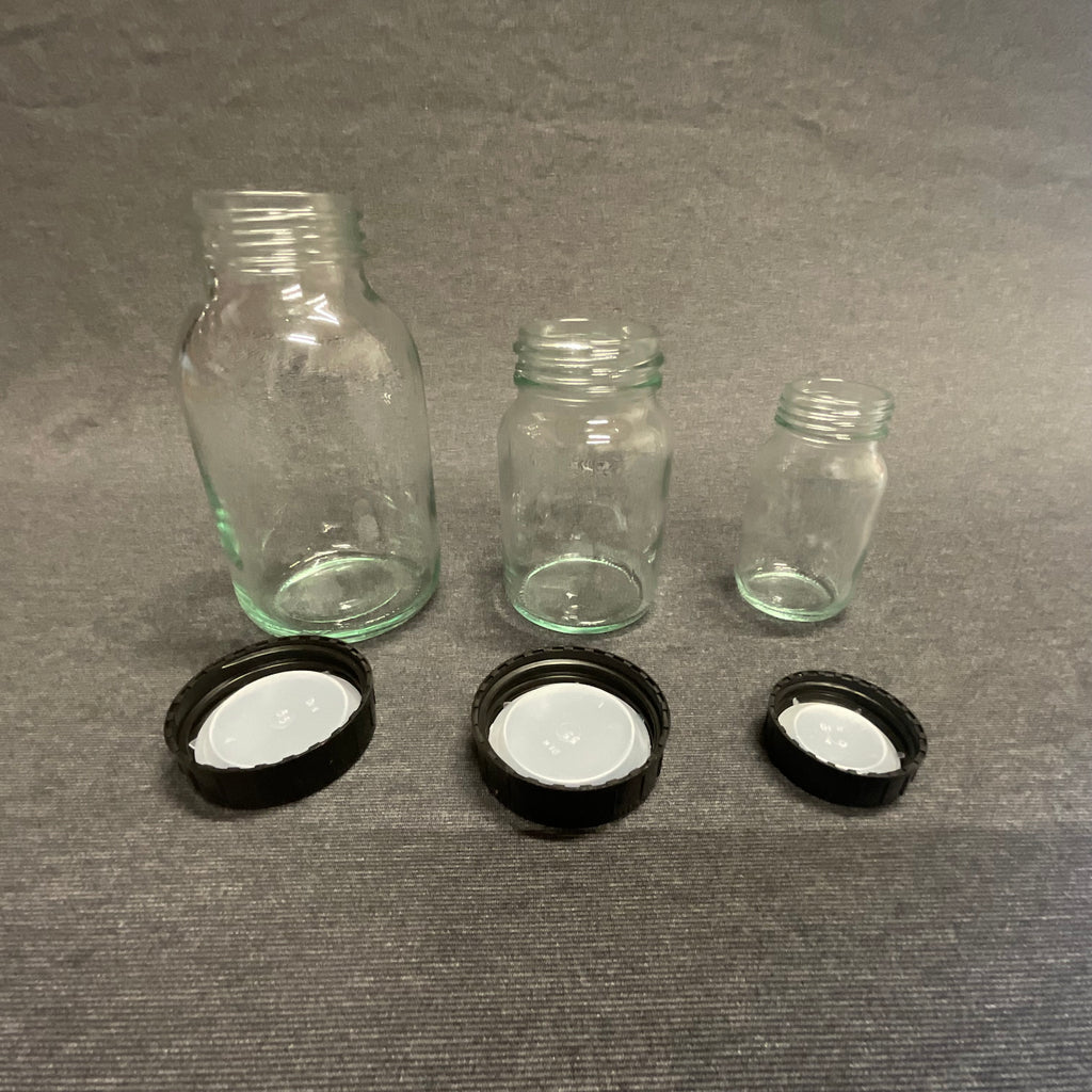 Odor safe glass bottles