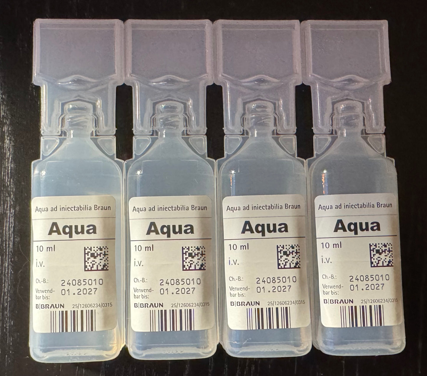 Distilled water to dilute odor mixtures (package of 4x10ml))