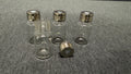 Vial glass with injection cap