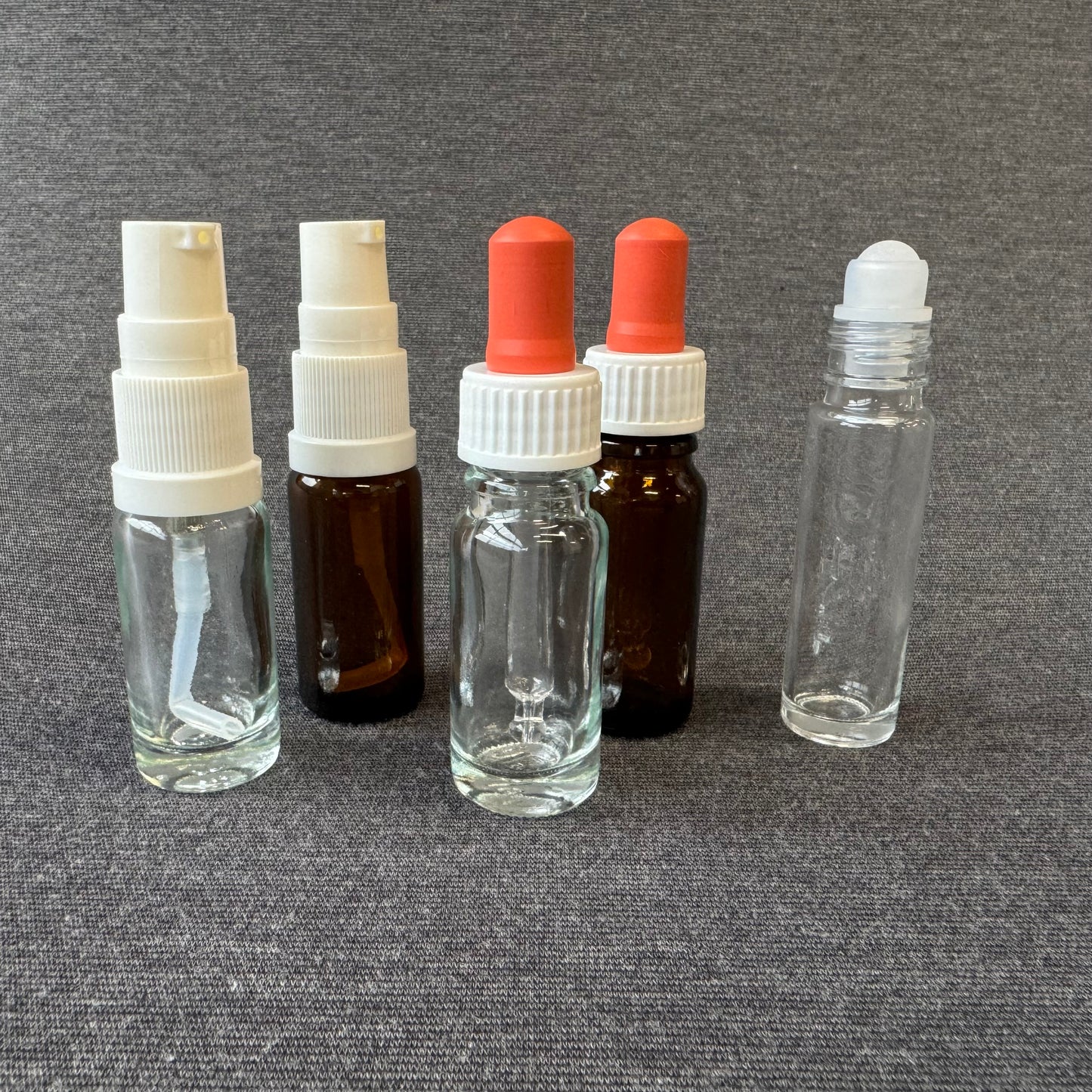 Bottles with special caps for different applications