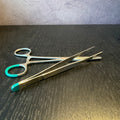 Clamps and tweezers for 'working clean'
