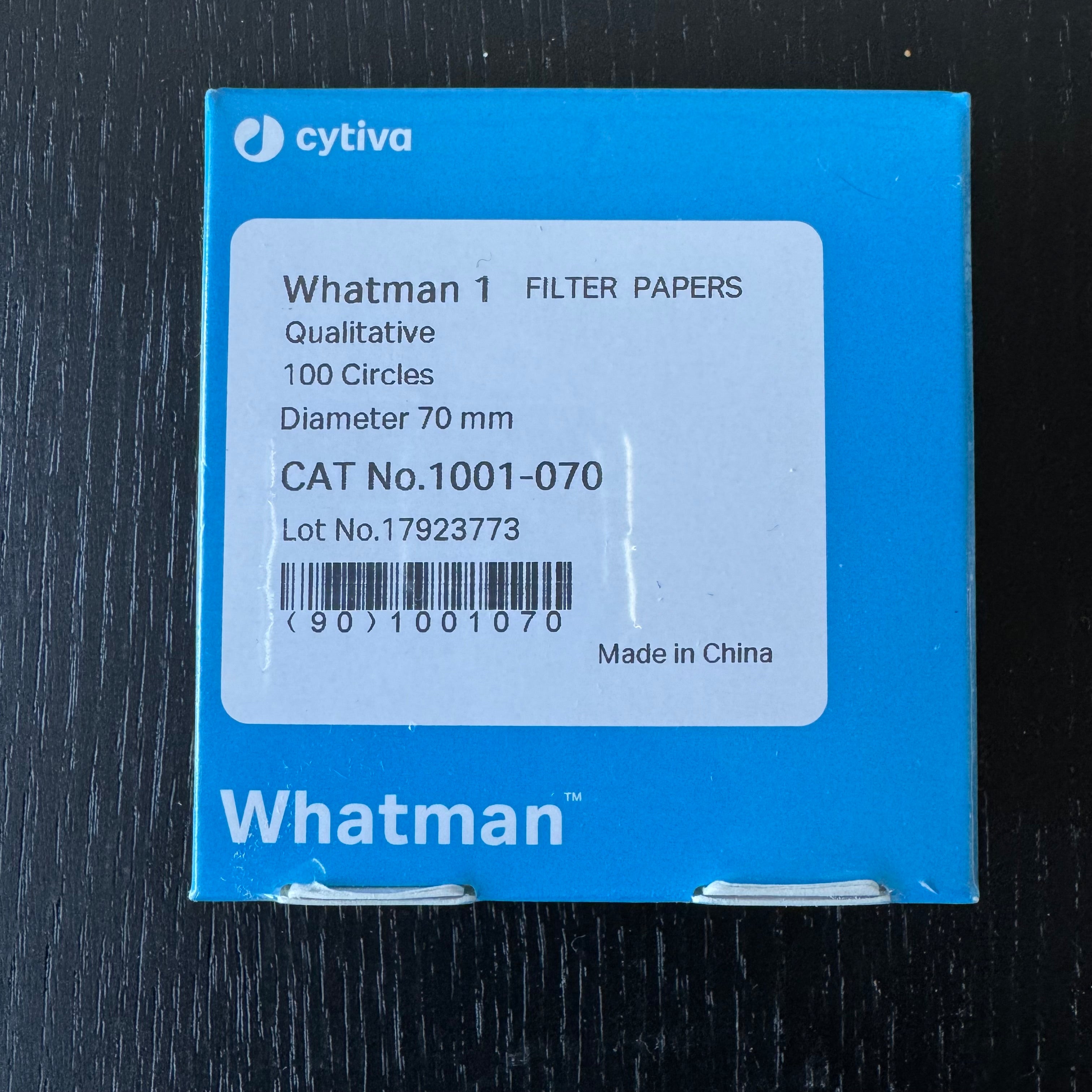 Materialien einweichen Whatman-Papier