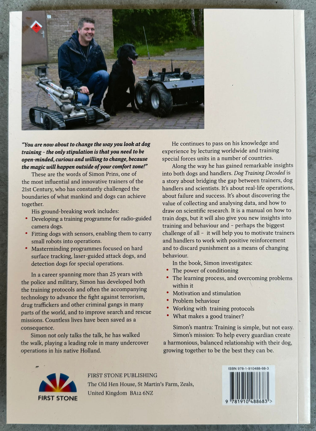 Livre « Dressage de chien décodé »