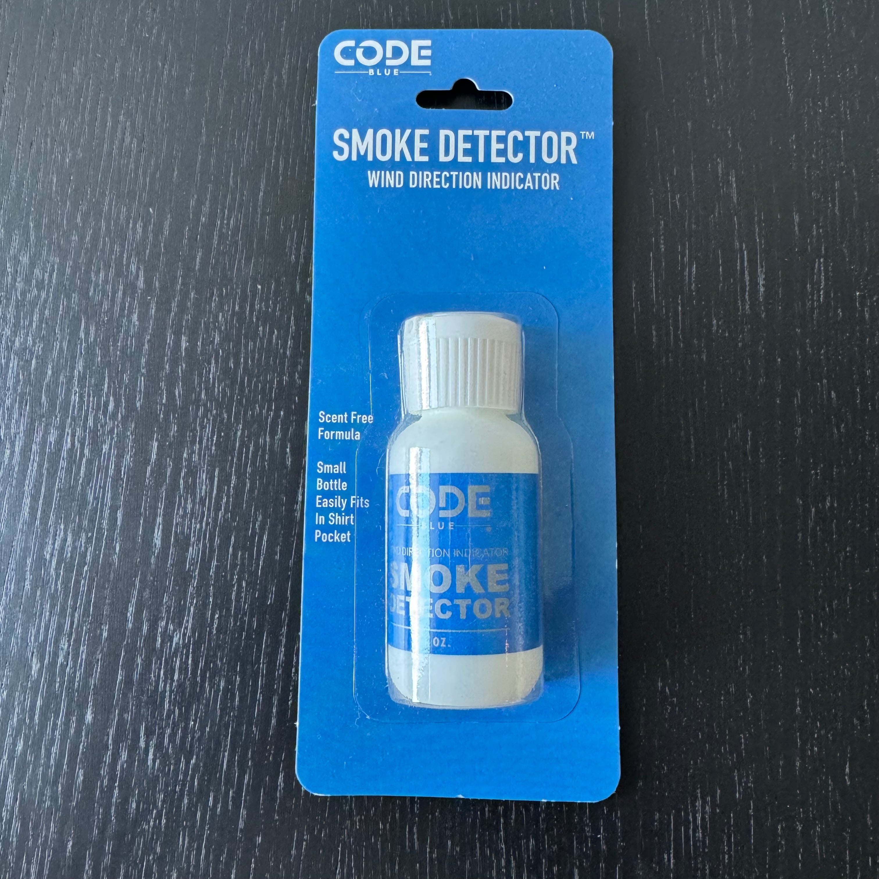 Winddetektion mit Rauchpulver