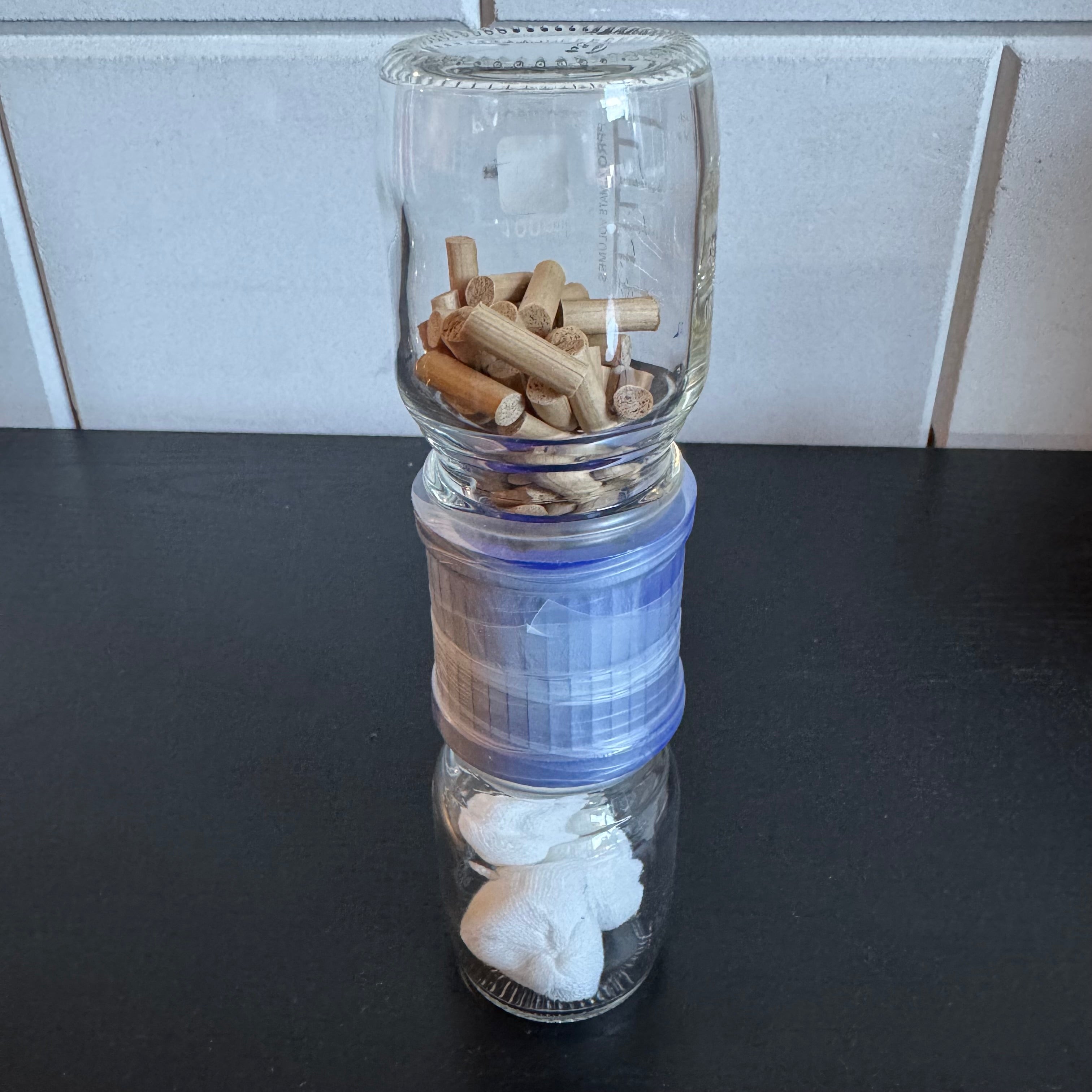 Tränkmaterial Papier Minirollen