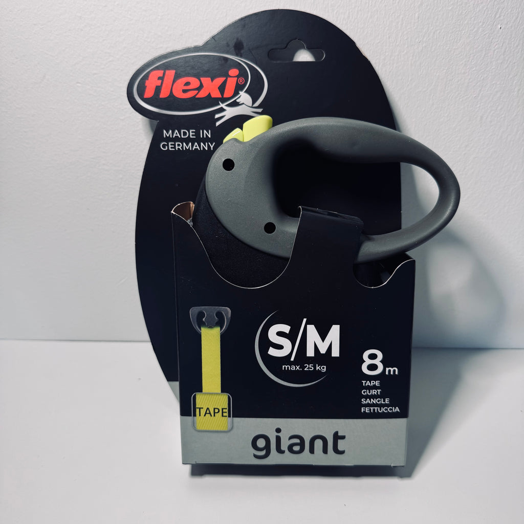 La laisse à ruban rétractable Flexi New Neon S – 5 mètres