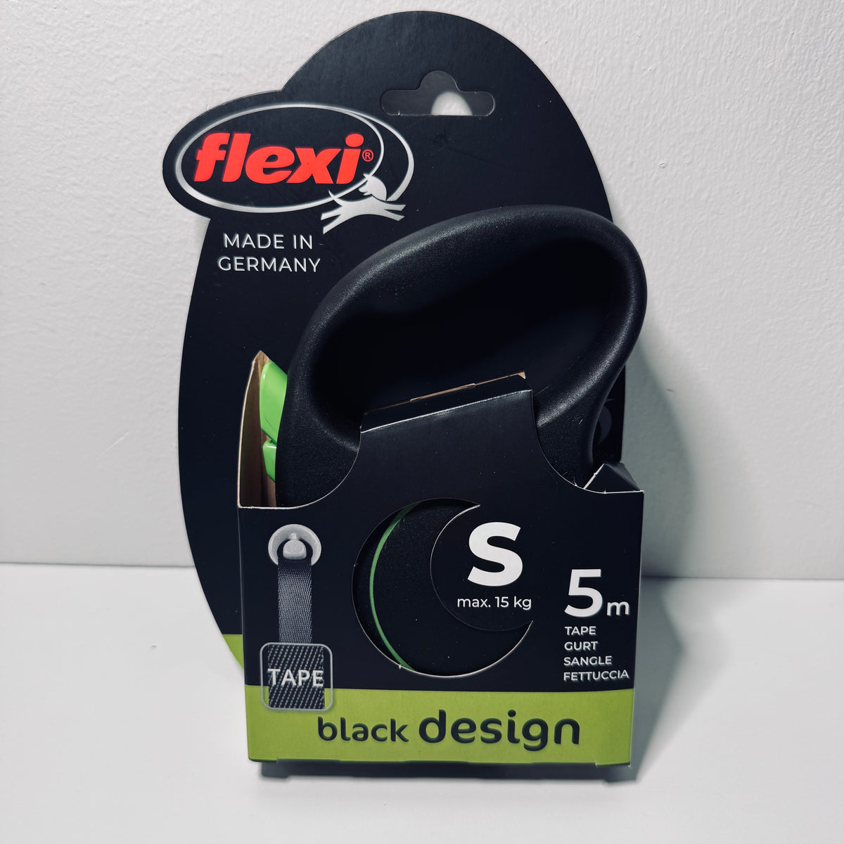 La laisse à ruban rétractable Flexi New Neon S – 5 mètres