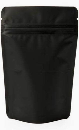 Mylar bags black and silver