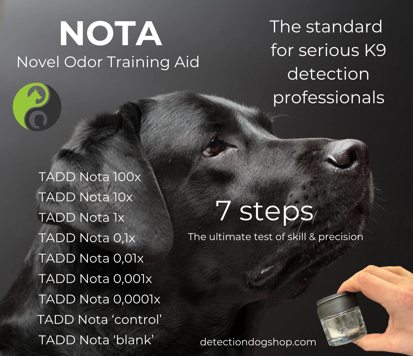 NOTA – odeur unique d’entraînement et de calibration