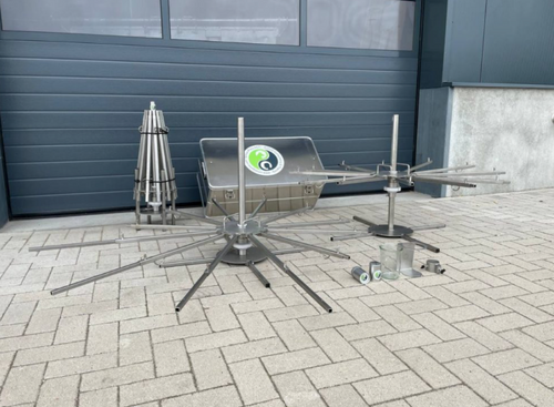 ACT! Duftrad™ Edelstahl faltbar 8 Arme
