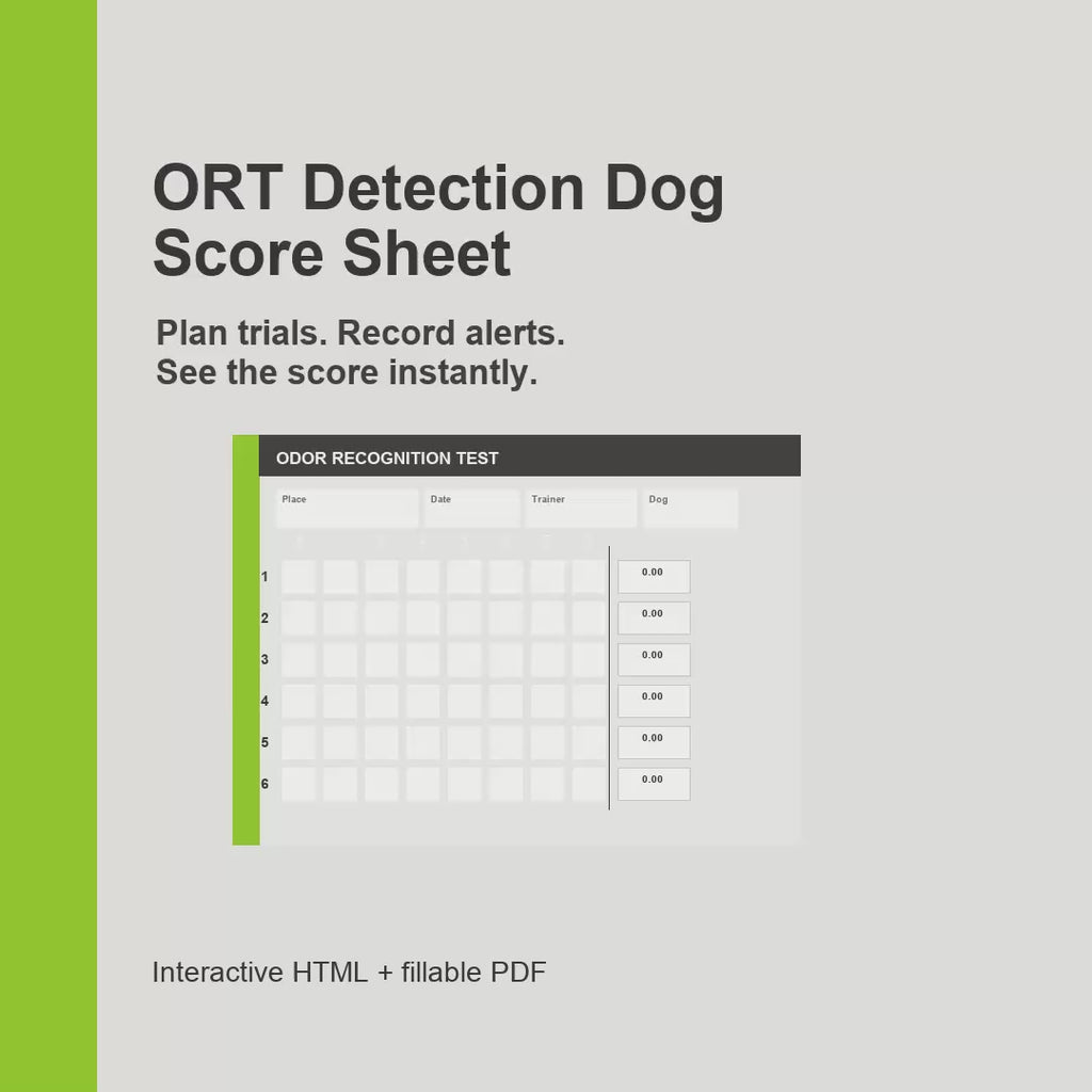 DATASHEET  Odor Recognition Test